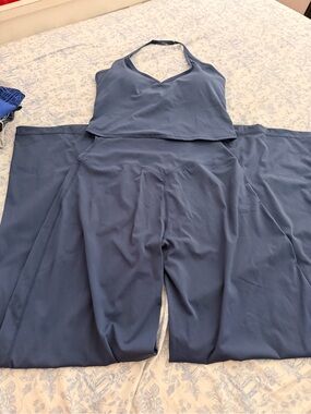 Women's Navy Halter outfit TikTok MVFIN XL